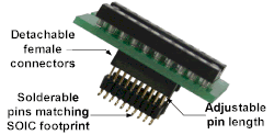 DIP to SOIC adapter